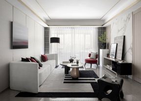 客厅沙发设计图 客厅沙发墙装修效果图 客厅沙发茶几电视柜