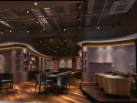 郑州咖啡厅180平米混搭风格装修案例