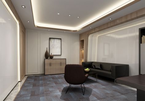 办公室现代风格420平米装修案例