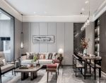 深圳新中式风格房子客餐厅装修设计图