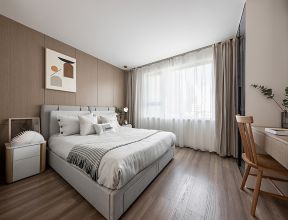 深圳房子卧室木地板装修效果图