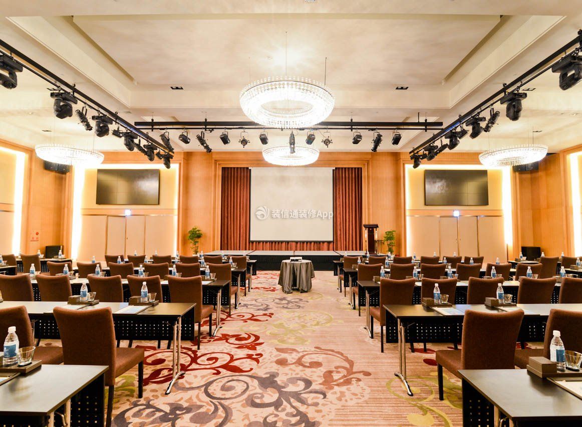 上海商务酒店会议室装修效果图片