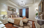 滨海国际200平美式风格三居室装修案例