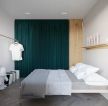 广州公寓卧室床头置物架装修设计效果图