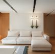 广州公寓客厅转角沙发装修装饰图片