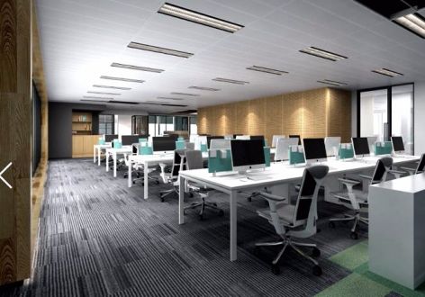380平现代风格办公室装修案例