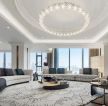 上海顶层豪宅客厅装修设计效果图