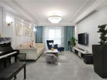 上海康城140平米现代美式风格三居室装修案例