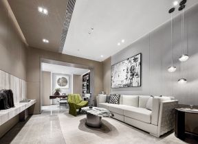 上海大平层豪宅客厅装修设计效果图