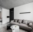 无锡80平新房简约客厅沙发装修设计效果图