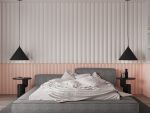 Moco郦江现代风格125平米三居室装修效果图案例
