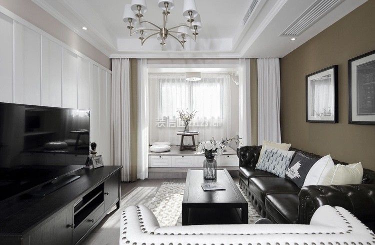 美式客厅家居 美式客厅沙发效果图