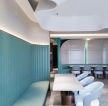 上海饭店餐厅卡座沙发装修实景图