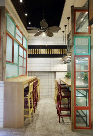 上海商场小饭店餐厅装修设计图