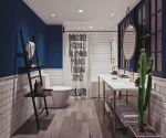 上海欧式风格二手房卫浴间装修设计图片