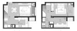沣柳国际89平米北欧风格二居室装修案例
