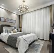 上海家庭卧室窗帘装修设计图片