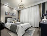 上海家庭卧室窗帘装修设计图片