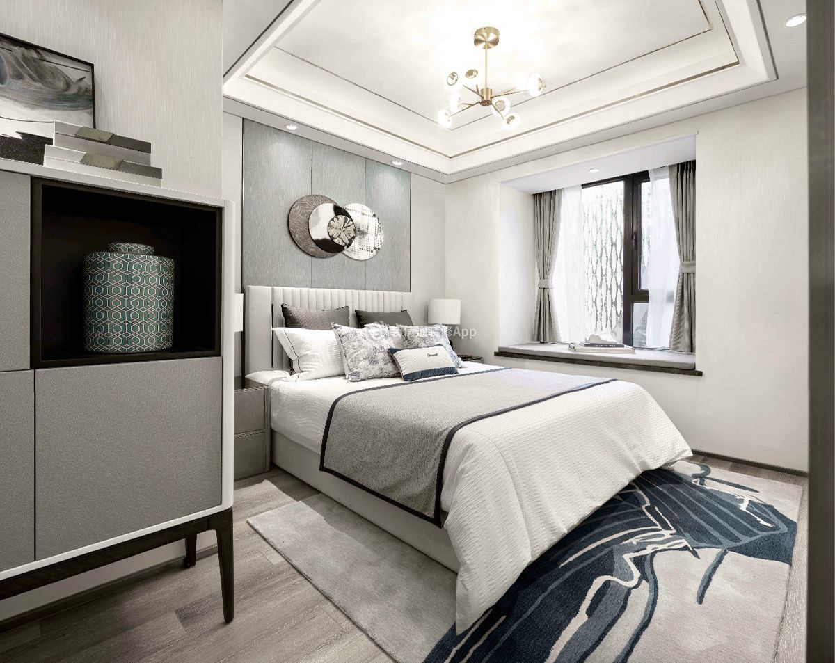 2023上海家庭卧室飘窗装修设计图片