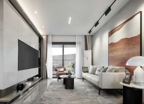 上海家庭新房客厅沙发装修设计图片