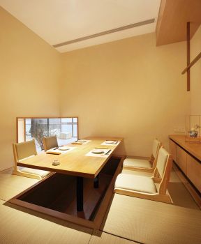 日料餐厅装修效果图 日料餐厅设计 日式料理店装修的设计