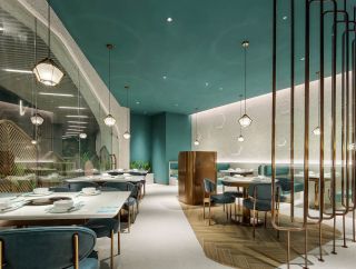 广州餐饮店面主题餐厅设计效果图