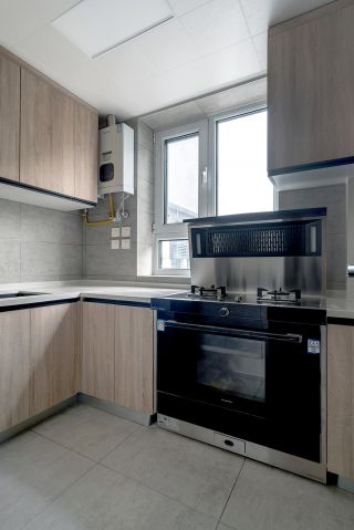 上海70平米房子厨房集成灶装修图片