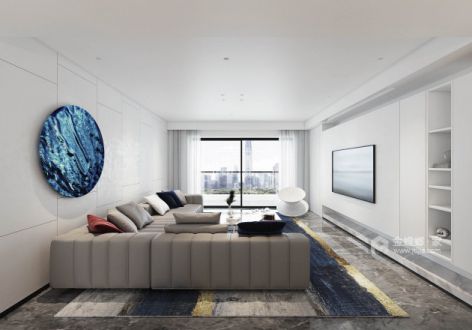 碧桂园天琴湾现代简约142平米四室两厅装修案例