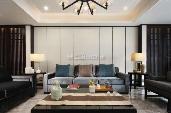 新中式风格客厅装修案例