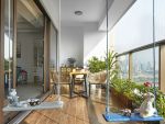 南海幸福汇135平米新中式风格三居室装修案例