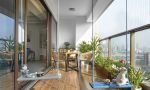 南海幸福汇135平米新中式风格三居室装修案例