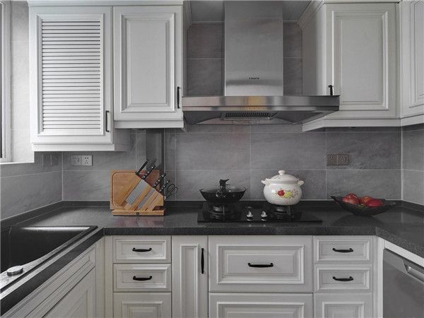 黑白搭配厨房设计图片