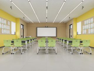广州学校多媒体教室装修效果图片