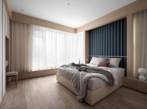 广州二手房卧室床头造型装修图片