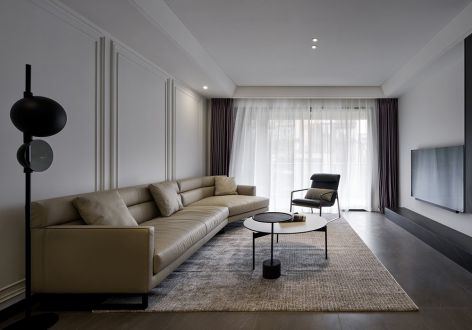 恒大悦龙台现代风格三居室150平米装修设计案例