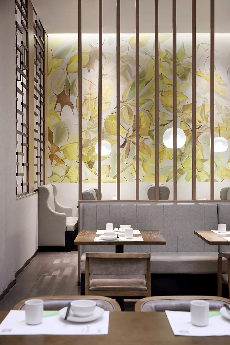 餐饮空间墙面设计效果图