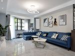 湟普国际125平三居室现代简约风格装修案例