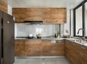 三室两厅房屋厨房橱柜装修效果图