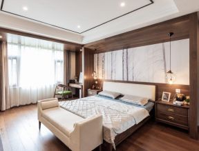 上海中式别墅卧室装潢设计图片大全