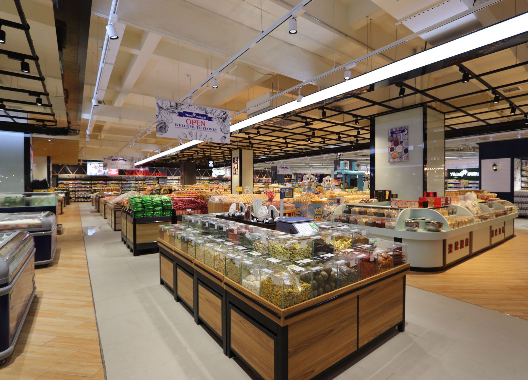 上海800平方超市店面装潢设计图