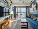 金地国际城B区85㎡二居室工业风格装修案例