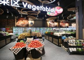 蔬菜超市装修效果图 蔬菜超市装修