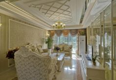 众森红谷一品125平欧式风格三居室装修案例
