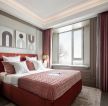 2023广州旧房翻新卧室窗帘装饰图片