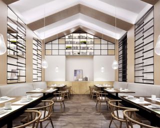 2022現代風格餐館裝修設計圖片