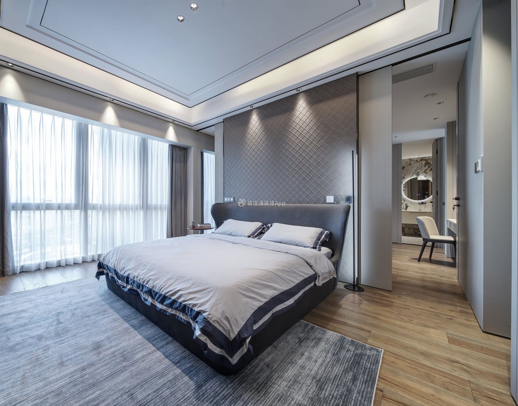 深圳现代风格新房主卧室内设计图片