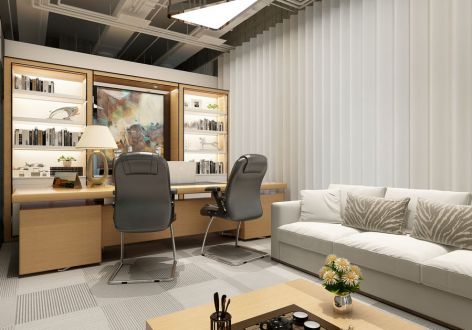 400平现代风格办公室装修案例