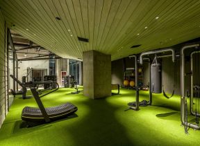 健身房有氧运动区装修设计图