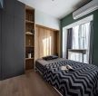 广州毛坯房卧室壁床装修设计图片