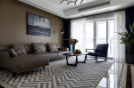 蓝城印象88平现代风格二居室装修案例